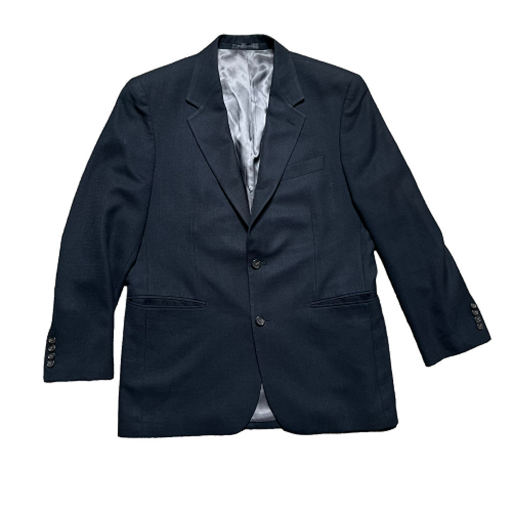 Ralph Lauren Classic Blazer Jacket Viscose Blend Navy Blue Mens Size 40R
